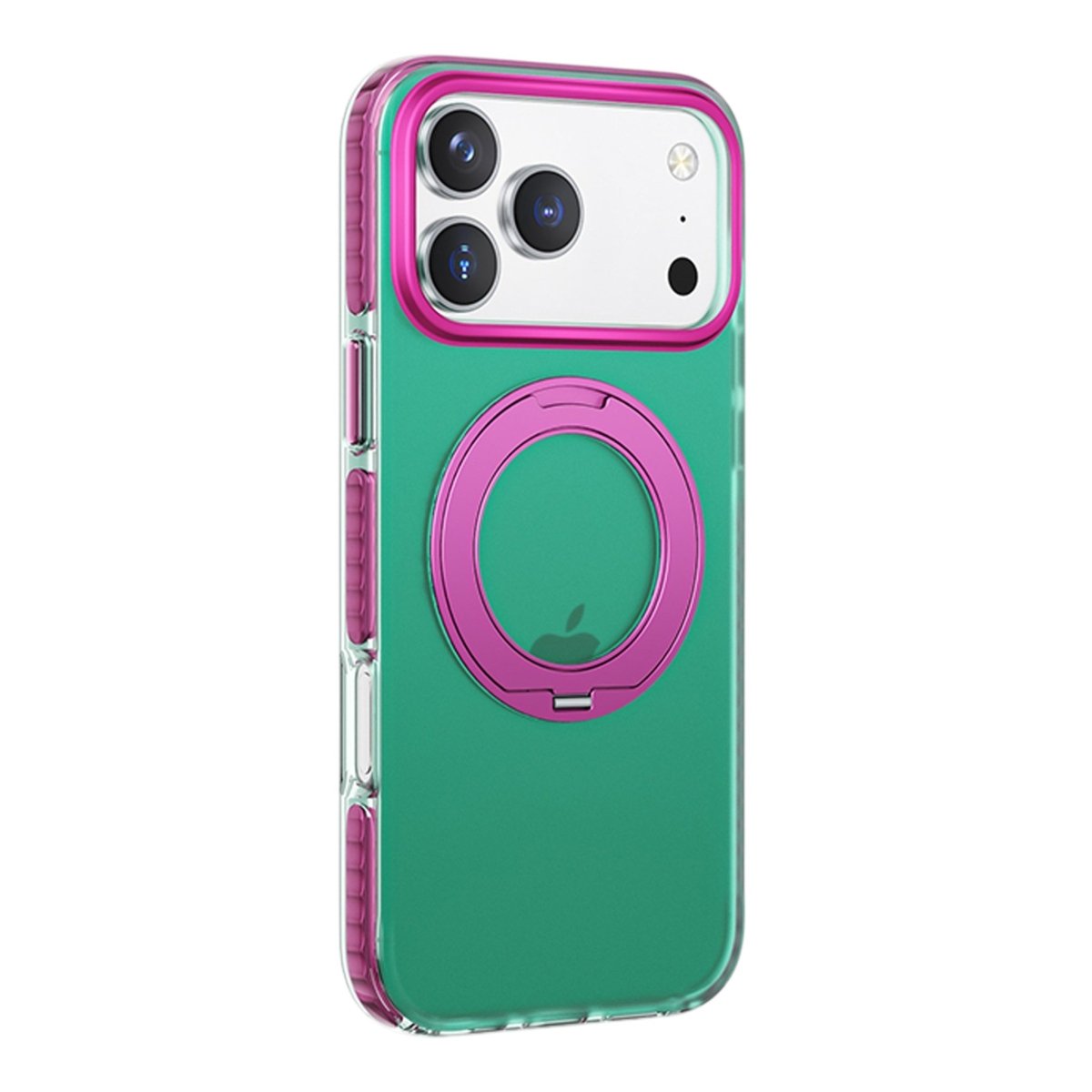 iPhone 17 Pro Max Cover med roterbart stativ Grøn