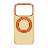 iPhone 17 Pro Max Cover med roterbart stativ Orange