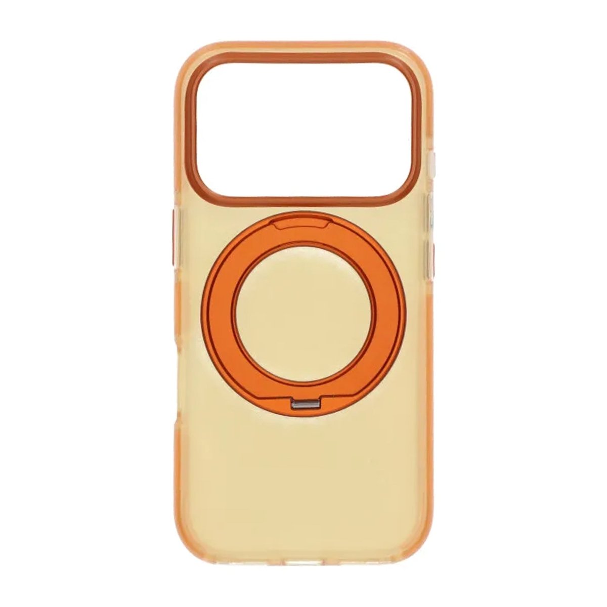 iPhone 17 Pro Cover med roterbart stativ Orange
