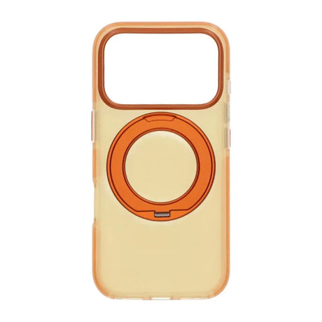 iPhone 17 Pro Cover med roterbart stativ Orange