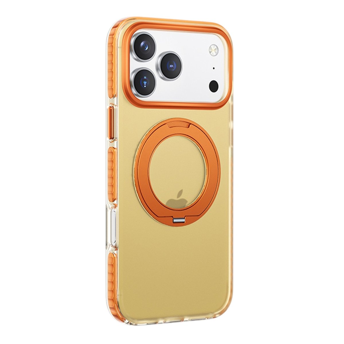 iPhone 17 Pro Cover med roterbart stativ Orange