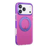 iPhone 17 Pro Cover med roterbart stativ Lyserød Lilla