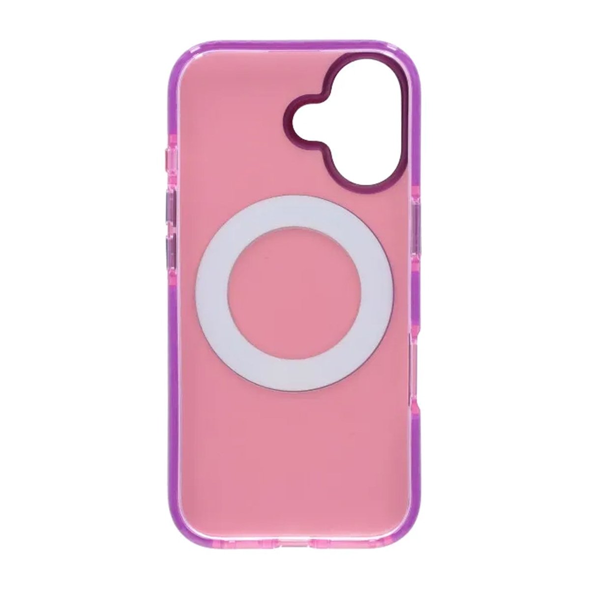 iPhone 17 Cover med roterbart stativ Lyserød Lilla