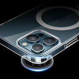 iPhone 13 Pro Max Cover TPU MagSafe Stødsikkert Gennemsigtigt