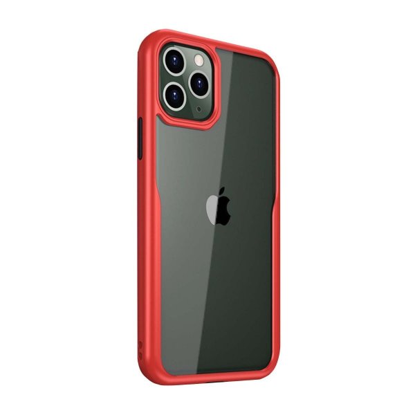 iPhone 11 Pro Cover Gennemsigtig Rød