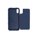 iPhone Xr Cover med Udfoldelig Kortholder Blå