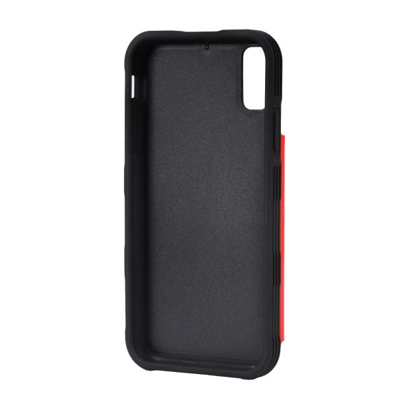 iPhone Xr Cover Udtrækkelig Kortholder Rød