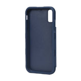 iPhone X/iPhone Xs Cover Foldbar Kortholder Blå