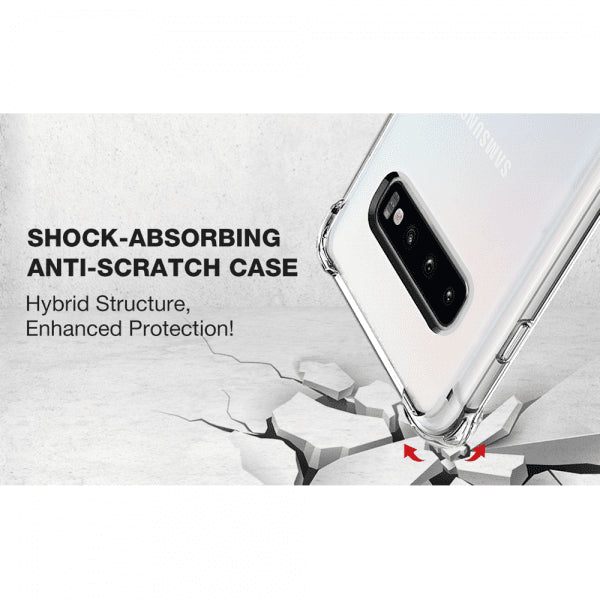 Samsung Galaxy S10 Plus Cover Stødsikkert Transparent