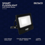 Deltaco Smart Home Projektør med Bevægelsessensor 20W
