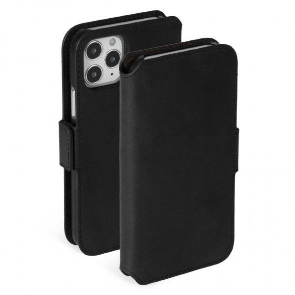 Krusell iPhone 12 Mini Cover Sunne PhoneWallet Vintage Black