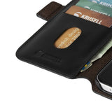 Krusell iPhone 12 Mini Cover Sunne PhoneWallet Vintage Black
