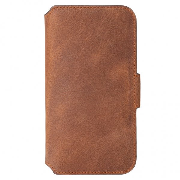 Krusell iPhone 12 Mini Sunne Pungcover Vintage Cognac