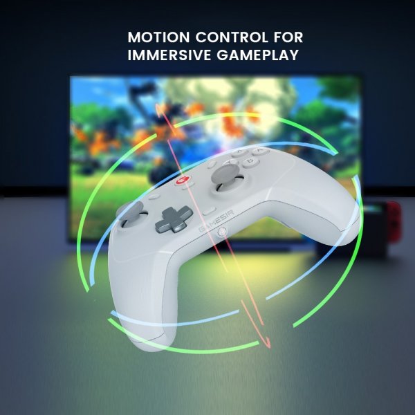 GameSir T4 Cyclone Trådløs Spilcontroller Multiplatform Hvid