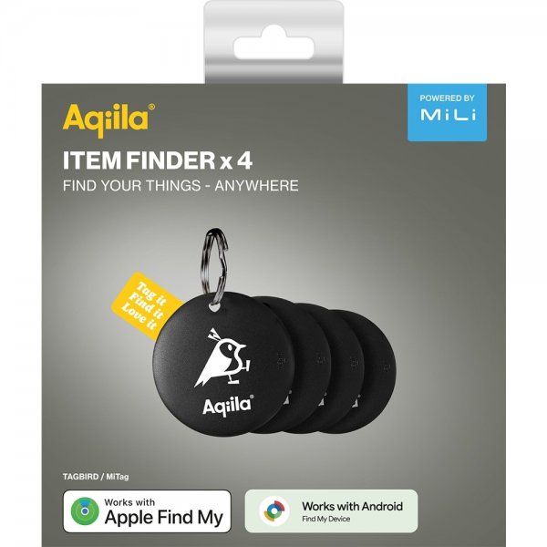 Aqiila Tagbird Nøglering 4-pak