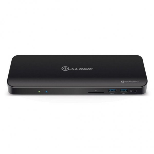 ALOGIC Dockingstation ThunderBolt 3 Dual Display med 4K og strømforsyning
