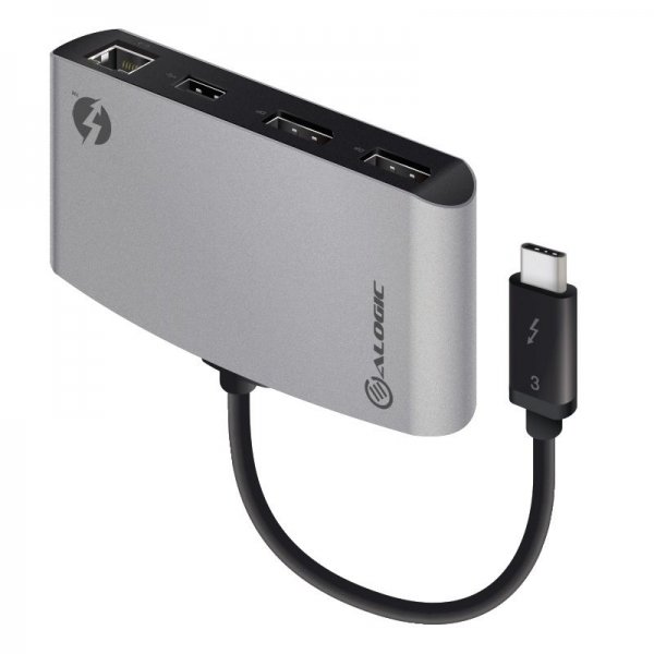 ALOGIC ThunderBolt 3 Dual DisplayPort Bærbar Dockingstation 4K