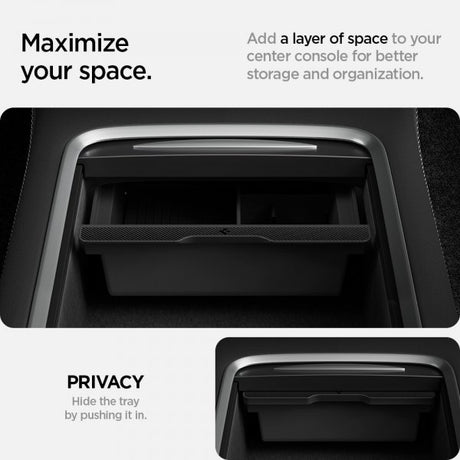 Spigen Tesla Model 3/Model Y Organizerbakke til Midterkonsol