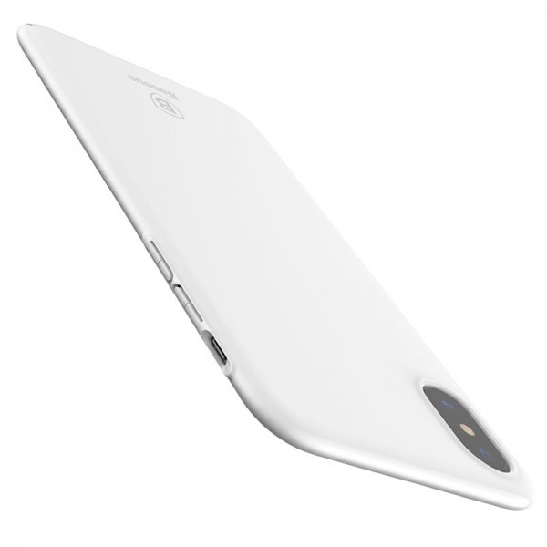 Baseus iPhone X/Xs Skal Tyndt Cover Hvid