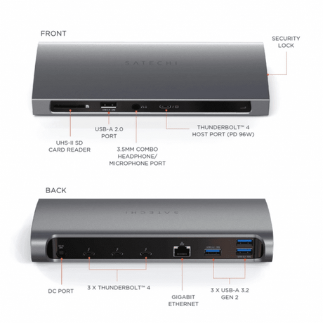 Satechi Thunderbolt 4-dockingstation