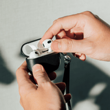 Moshi Pebbo Luxe AirPods 3 Cover PU-læder Sort