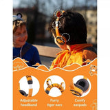 Planet Buddies Kablede Høretelefoner til Børn Charlie the Tiger Furry
