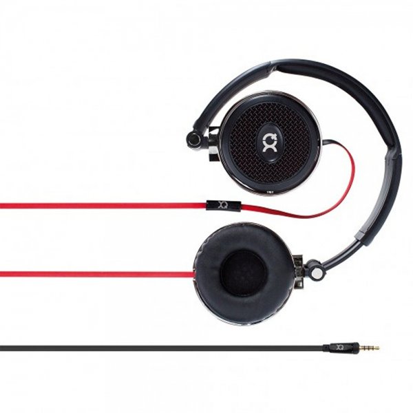 Xqisit Kablet Over-Ear Høretelefoner H100 3.5mm Sort