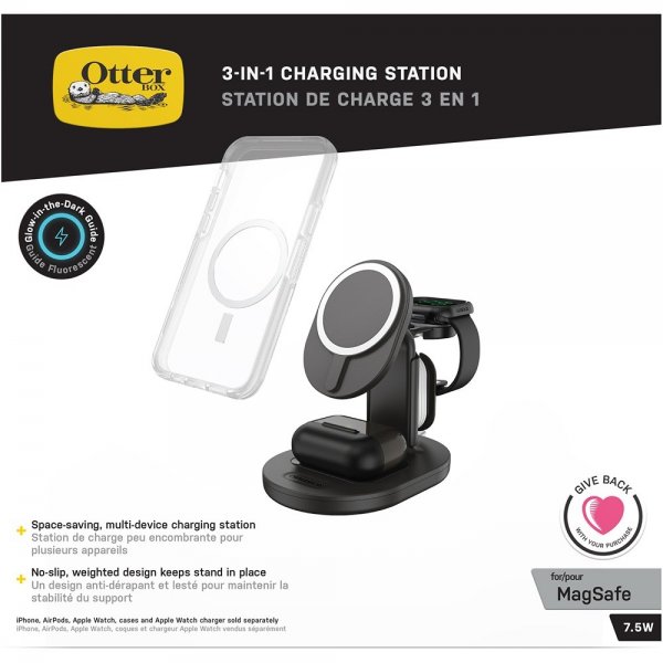 Otterbox Trådløs Oplader 3-i-1 Charging Station MagSafe Radiant Night