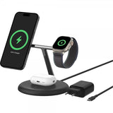 Belkin Trådløs Oplader BoostCharge Pro 3-i-1 MagSafe Qi2 15W Sort