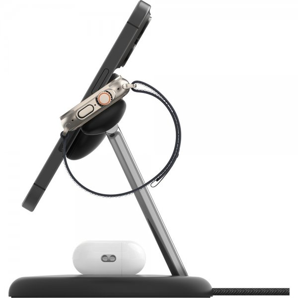 Belkin Trådløs Oplader BoostCharge Pro 3-i-1 MagSafe Qi2 15W Sort