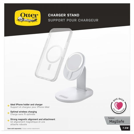 Otterbox Trådløs Oplader Charger Stand MagSafe Lucid Dreamer Hvid