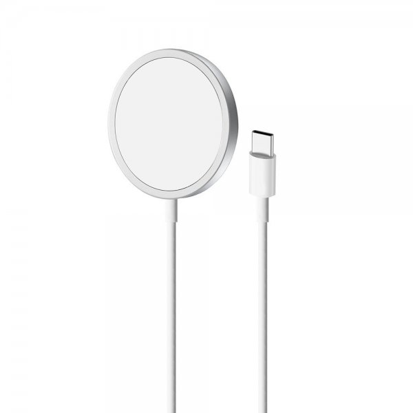Puro Trådløs Oplader Magnetic USB-C Opladerkabel MagSafe Hvid