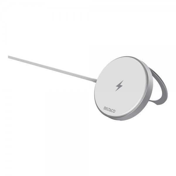 Deltaco Trådløs Oplader med Standerfunktion 15W MagSafe