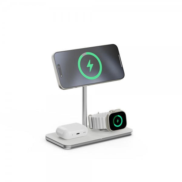 LINQ Trådløs oplader ProCharge 3i1 Qi2 opladningsstander