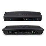 ALOGIC USB-C og USB 3.0 Triple Display Dockingstation 4K & strømforsyning 80W