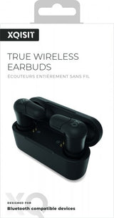 Xqisit True Wireless Høretelefoner Compact Sort