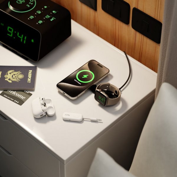 Twelve South Trådløs Oplader ButterFly 2-i-1 MagSafe Oplader