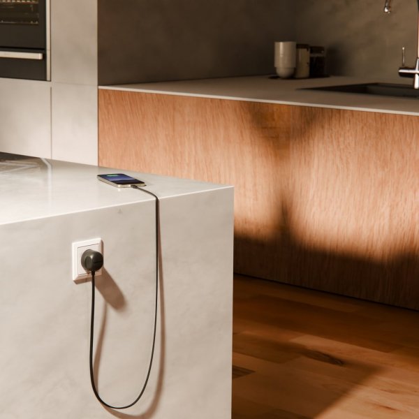 Twelve South PowerCord USB-C oplader 1,2 meter Slate