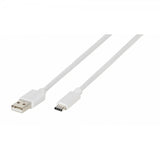 Vivanco Type C til USB 2.0 Kabel 1.2 Meter Hvid
