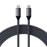 Satechi USB-C til USB-C kabel 2m Grå