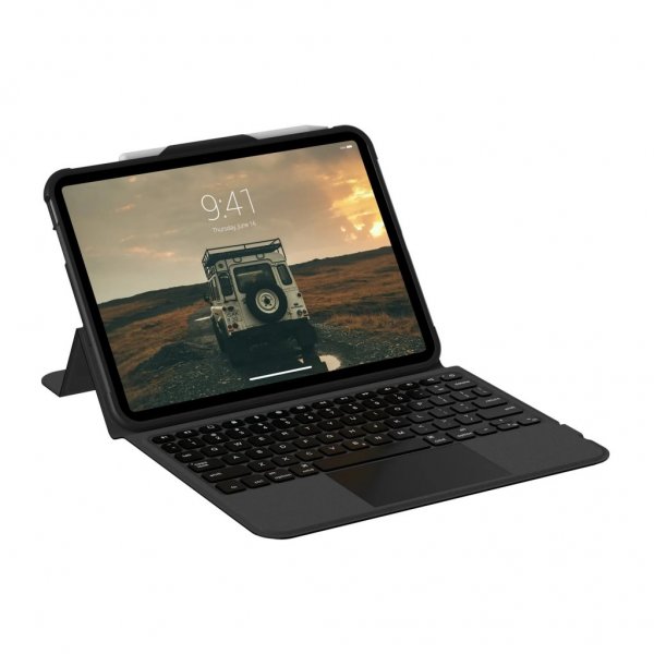 Urban Armor Gear (UAG) iPad 10.9 (gen 10)/iPad 11 (A16) Etui med Tastatur Nordisk Sort