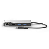 ALOGIC USB-C Fusion ALPHA 5-i-1-hub HDMI, USB, Ethernet og PD Space Gray