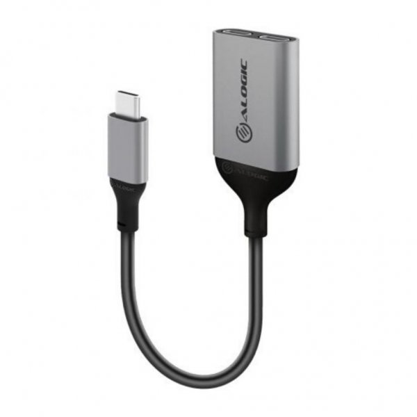 ALOGIC Ultra USB-C til USB-C-hunkontakt og lydudgang 10 cm
