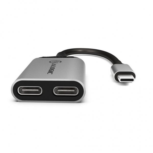 ALOGIC Ultra USB-C til USB-C-hunkontakt og lydudgang 10 cm