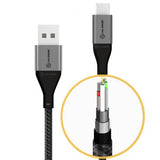 ALOGIC Ultra USB-A til USB-C kabel 3A/480Mbps 1.5 meter Space Grey