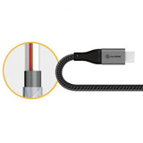 ALOGIC Ultra USB-A til USB-C kabel 3A/480Mbps 3 meter Space Grey