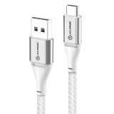 ALOGIC USB-C til USB-A kabel 3A/480Mbps 30cm Sølv