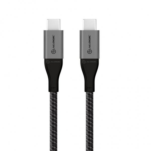 ALOGIC Ultra USB-C til USB-C kabel 5A/480Mbps 1,5 meter Rymdgrå