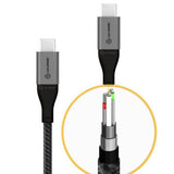 ALOGIC Ultra USB-C til USB-C kabel 5A/480Mbps 1,5 meter Rymdgrå