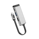 Alogic USB-hub MagForce Trio 3-in-1 Grå